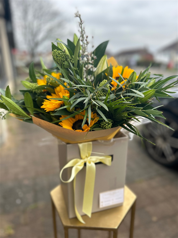 Bouquets | Easter  | Sunflower and Lilly Bouquet