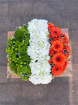 Funerals | Irish Flag Posy Pad