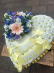 Funerals | Closed Heart Posy Pad