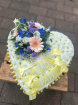 Funerals | Closed Heart Posy Pad
