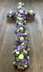 Funerals | Mixed Flower Cross Tribute