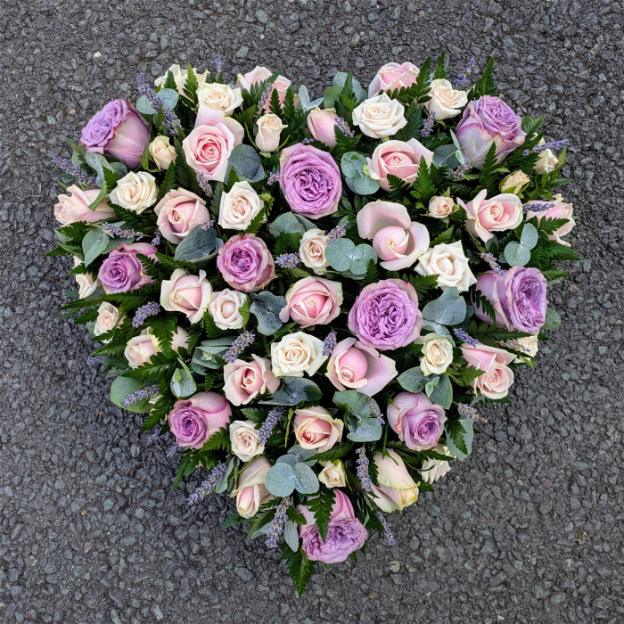 Funeral Flowers | Rose Heart