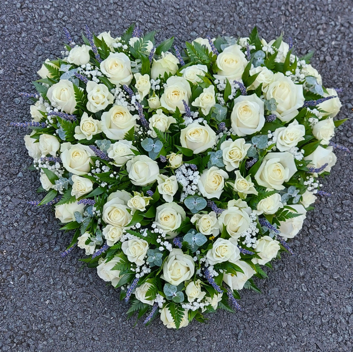 Funeral Flowers | Rose Heart