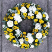 Sympathy Flowers | Loose Wreath - Florist Choice