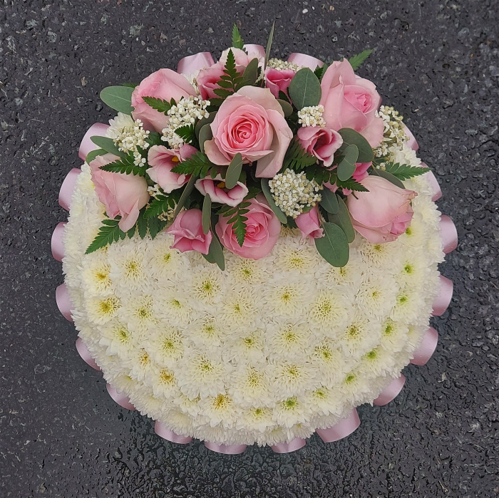 Funeral Flowers | Massed Posy Pad