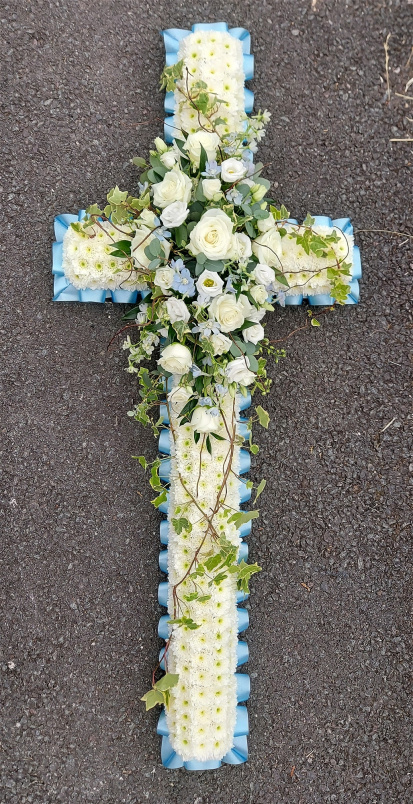 Funeral Flowers | Massed Cross
