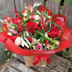 Christmas  | Red & Pink Rose Mix Bouquet