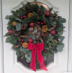 Christmas | Christmas Charm - Fresh Door Wreath