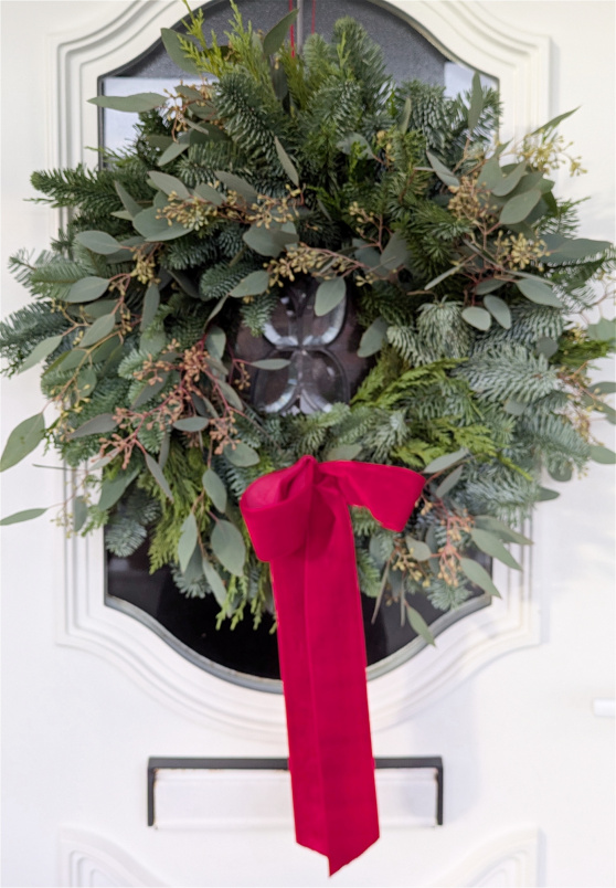 Christmas | Winter Wonderland Fresh Foliage Christmas Wreath