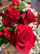 Bouquets | Valentine’s Day | Half dozen red rose bouquet