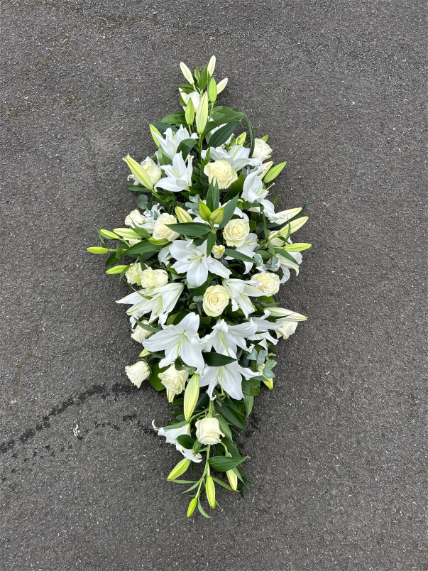 Funeral and Sympathy | Rose and lily spray