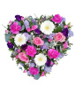 Funeral and Sympathy | Mixed solid heart