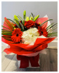 Bouquets | Red and White Bouquet