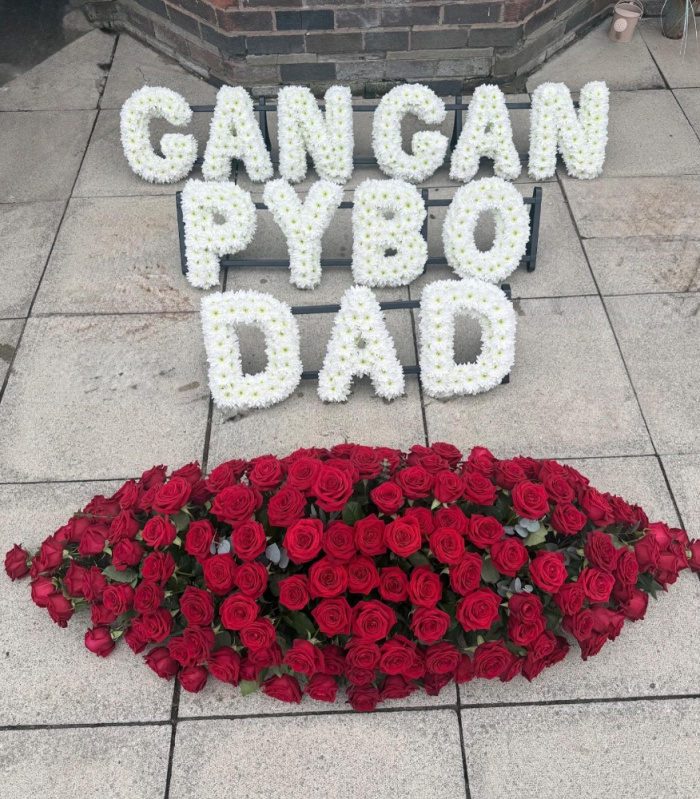 Funeral | All white Funeral Letters