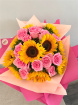 Bouquets | Rose & Sunflowers Bouquet