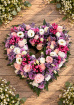 Funerals & Sympathy | Mixed Flower Heart