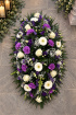 Funerals & Sympathy | Purple, Lilac and White Coffin Spray