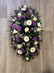 Funerals & Sympathy | Purple, Lilac and White Coffin Spray