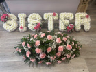 Funerals & Sympathy | Carnation Coffin Topper