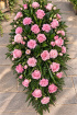 Funerals & Sympathy | Pink Rose and Carnation Coffin Spray