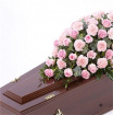 Funerals & Sympathy | Pink Rose and Carnation Coffin Spray