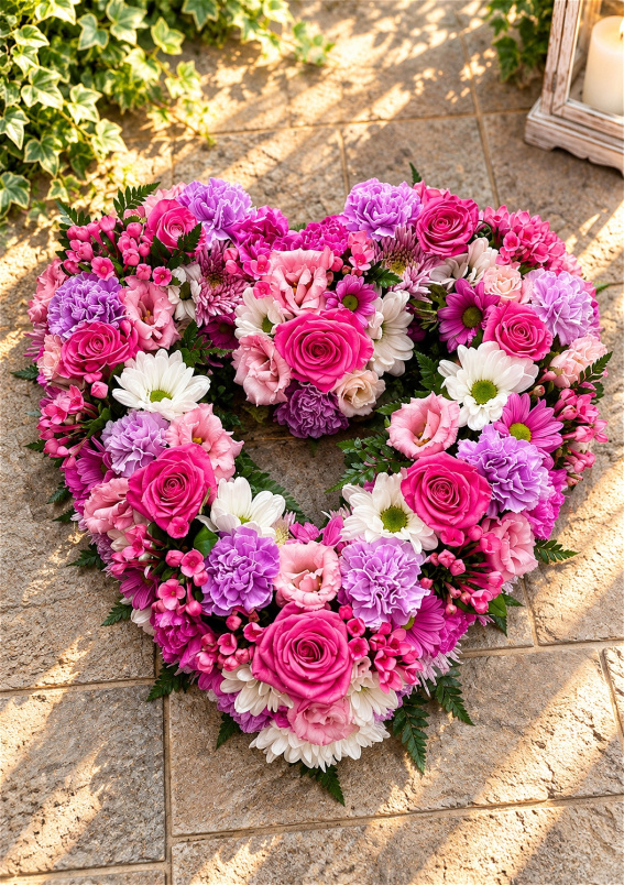 Funerals & Sympathy | Mixed Open heart