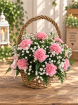 Arrangements | Funerals & Sympathy | Gifts | Carnation Basket