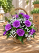 Arrangements | Funerals & Sympathy | Gifts | Carnation Basket