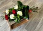 Funerals & Sympathy | Tied sheaf, red roses