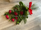 Funerals & Sympathy | Tied sheaf, red roses