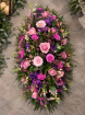 Funerals & Sympathy | Pink and Purple Coffin Spray