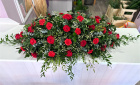 Funerals & Sympathy | Red Rose and Carnation