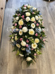 Funerals & Sympathy | White/Pink/Blue Coffin Spray