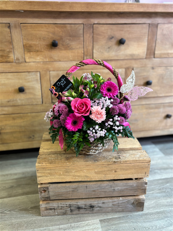 Arrangements | Pink Basket