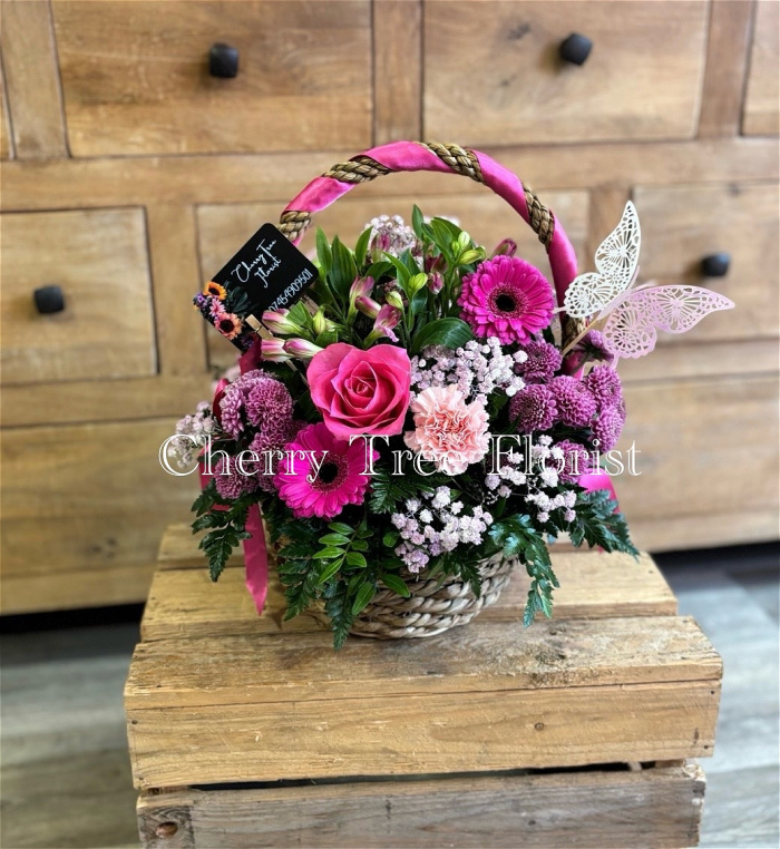 Arrangements | Mother's Day | Pink Basket
