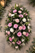 Funerals & Sympathy | Pink and White Coffin Spray