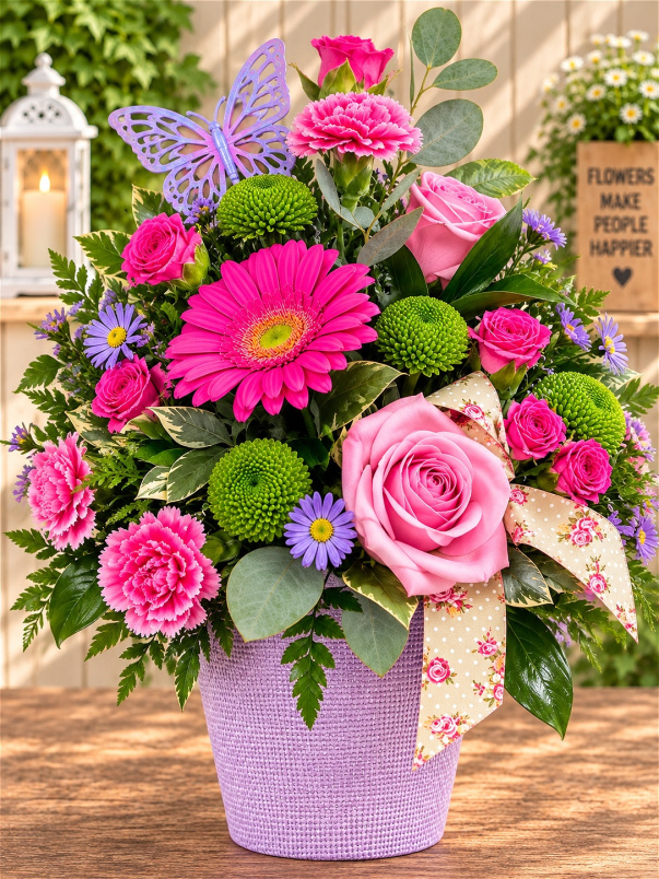 Arrangements | Mother's Day | Teachers presents  | Cotton Candy