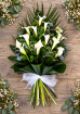 Funerals & Sympathy | Calla Lily Tied Sheaf