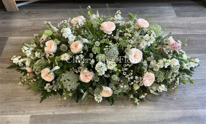 Funerals & Sympathy | Country Garden style Coffin Spray