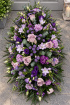 Funerals & Sympathy | Purple and Lilac coffin Spray