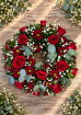Funerals & Sympathy | Red Rose & Chrysanthemum Wreath