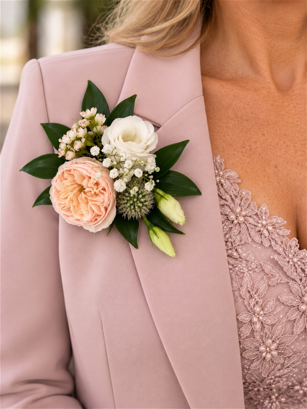 Weddings | Jacket Corsage