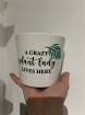 Fun personalised pots | Crazy plant lady pot