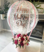 Floral Gifts | Pink Hot Air Balloon Floral Gift