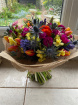 Hessian Tied Bunch | Hessian bright and cheerful bunch