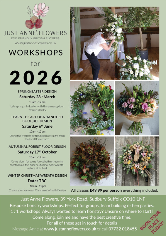 Floristry Workshops | 2026 Floristry Workshops