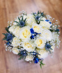 Wedding | Blue and White Bridal Bouquet