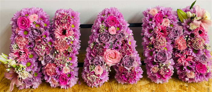 Funeral | NAN - Pink Funeral Lettering