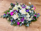 Funeral | Funeral Spray - Purple ,White and Pink