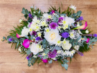 Funeral | Funeral Spray - Purple ,White and Pink